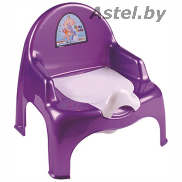 Детский горшок-стульчик Ddstyle (арт.11102) фиолетовый - фото 1 - id-p192341538
