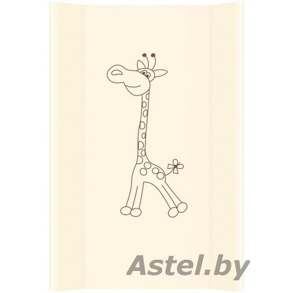 Доска пеленальная AlberoMio PT70 173 (жирафик, бежевый) 70см*47см - фото 1 - id-p192341602
