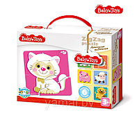 Пазлы макси ЗИГЗАГ 18 эл Домашние животные BABY TOYS