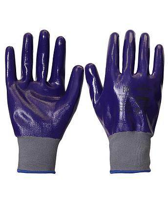 Перчатки Safeprotect НейпНит РП (нейлон+нитрил, фиолетовый), фото 2