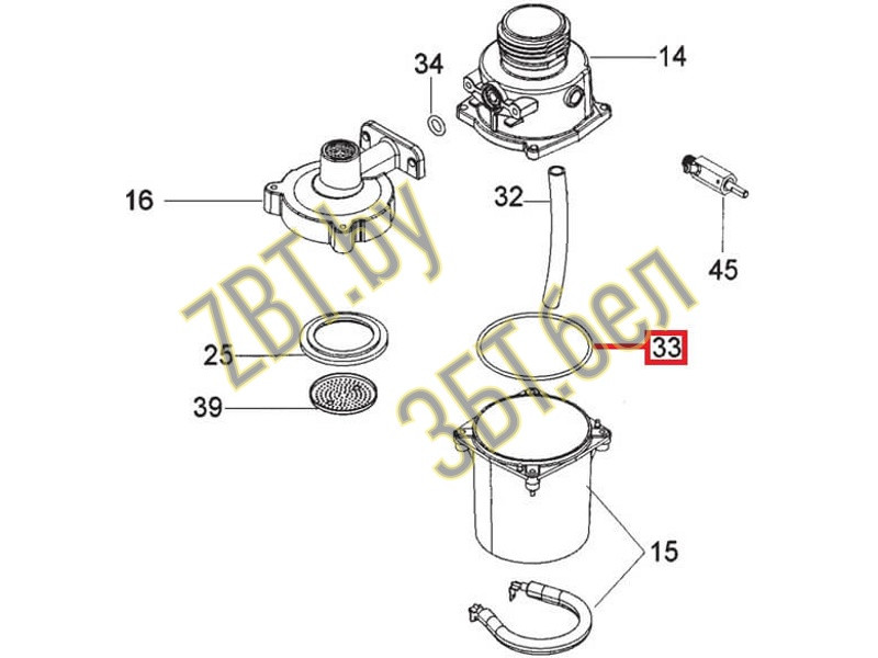 Уплотнитель бойлера кофеварки для кофеварок Delonghi 535750 - фото 5 - id-p35829196