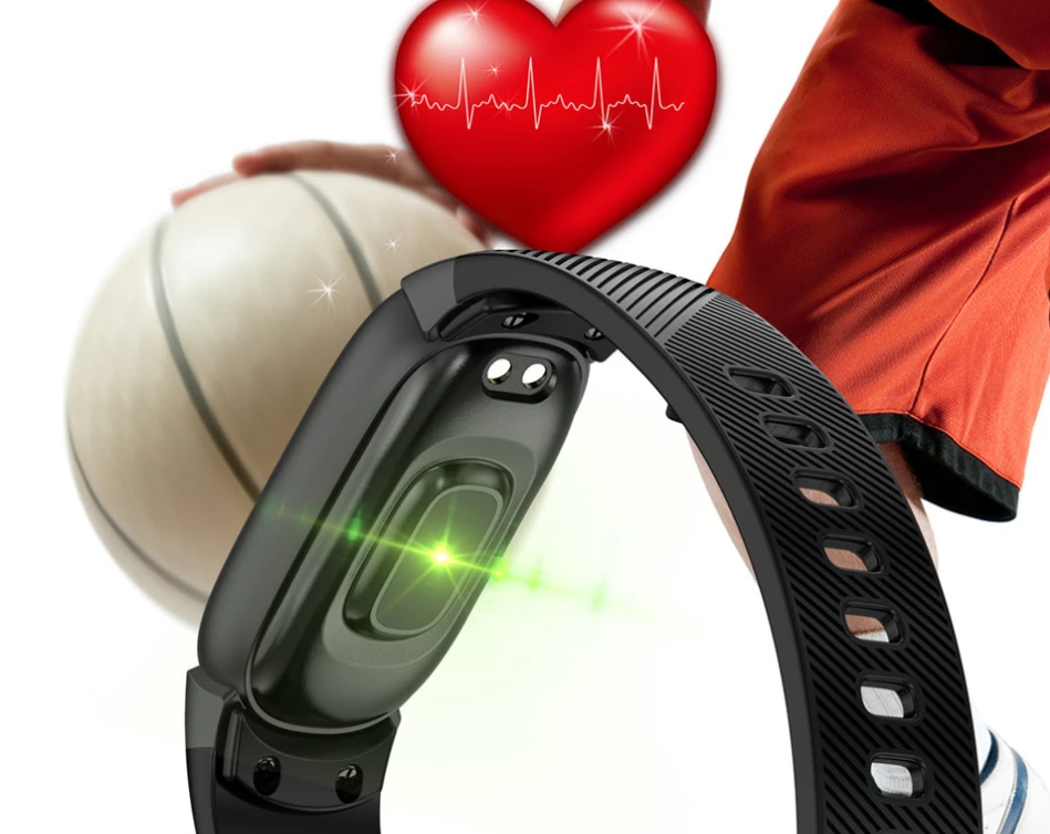 Смарт-браслет Smart Bracelet Unleach Your Run QW16 с функцией измерения артериального давления (чёрный) - фото 7 - id-p192349647
