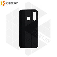 Силиконовый чехол Matte Case для Samsung Galaxy A20s черный