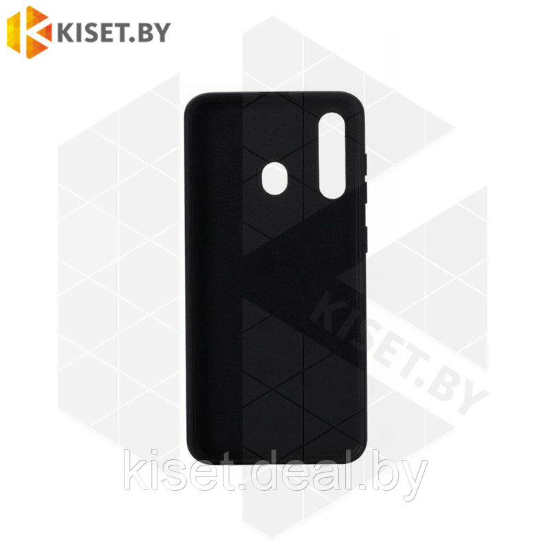Силиконовый чехол Matte Case для Samsung Galaxy A20s черный - фото 1 - id-p192358505