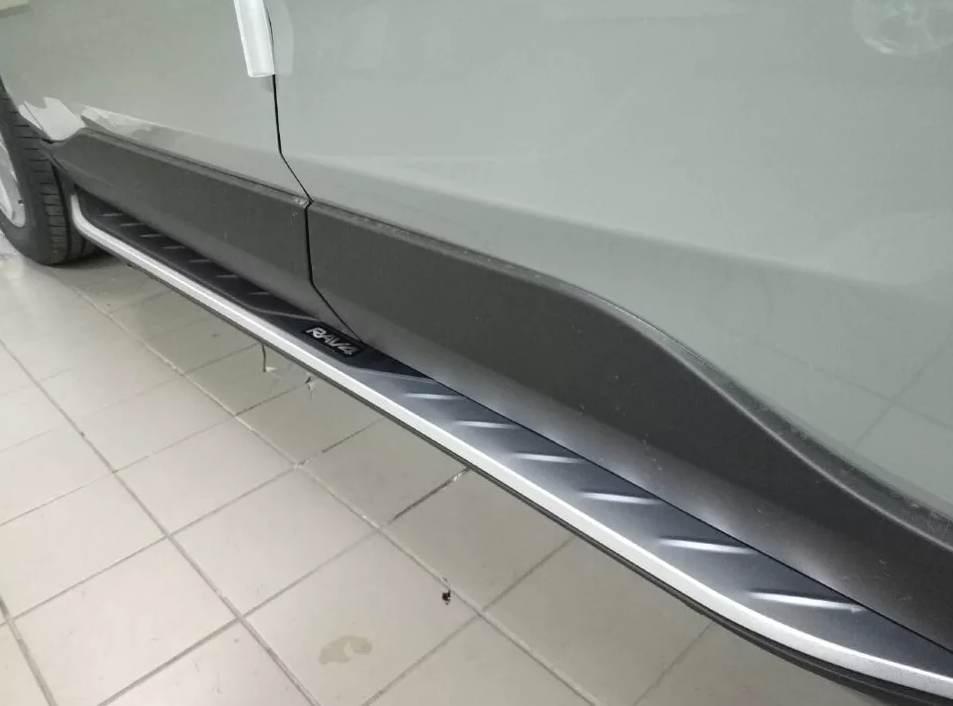 Пороги подножки боковые OEM Toyota RAV4 Side Step 2019+ - фото 5 - id-p192363831