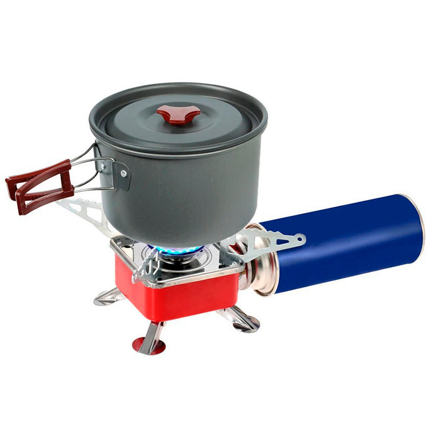 Портативная (туристическая) газовая плита Portable Type Stove YC-201 - фото 6 - id-p192377011