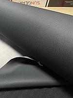 Потолочная ткань сетка (Premium) на поролоне 3мм / ламинирование нижнего слоя сетка / графит / Германия