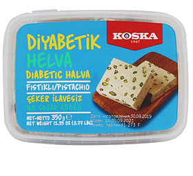 Диабетическая кунжутная халва Koska с фисташками, 350 гр. (Турция)