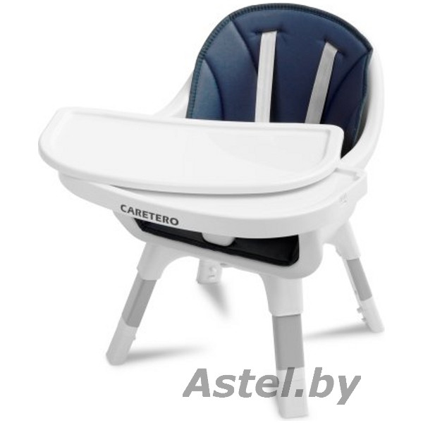 Стульчик для кормления Caretero 3W1 VELMO BLUE синий - фото 3 - id-p192390987