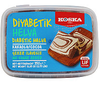 Диабетическая кунжутная халва Koska с какао, 350 гр. (Турция)