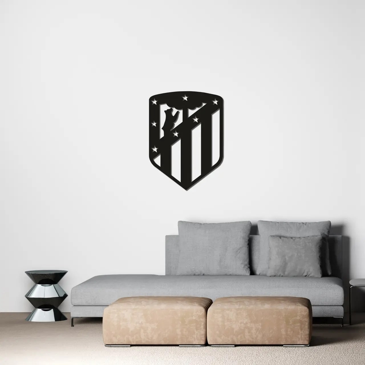 Эмблема футбольного клуба Атлетико Мадрид (50*37 см)