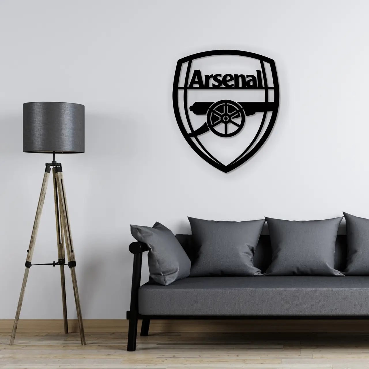 Эмблема футбольного клуба Арсенал Arsenal (60*52 см)