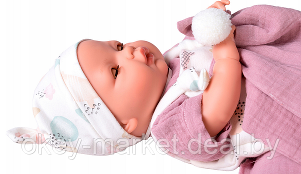 Кукла Antonio Juan Бимба с подушкой , 37 см, фото 2