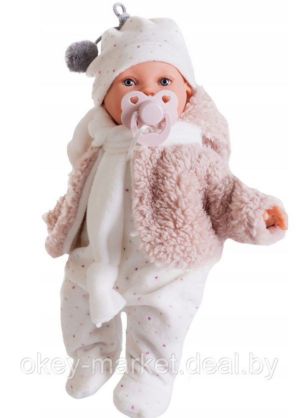 Кукла Antonio Juan Кикка в теплом наряде , 27см - фото 4 - id-p192423357