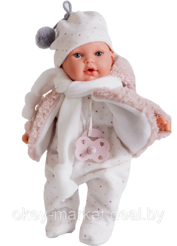 Кукла Antonio Juan Кикка в теплом наряде , 27см - фото 6 - id-p192423357