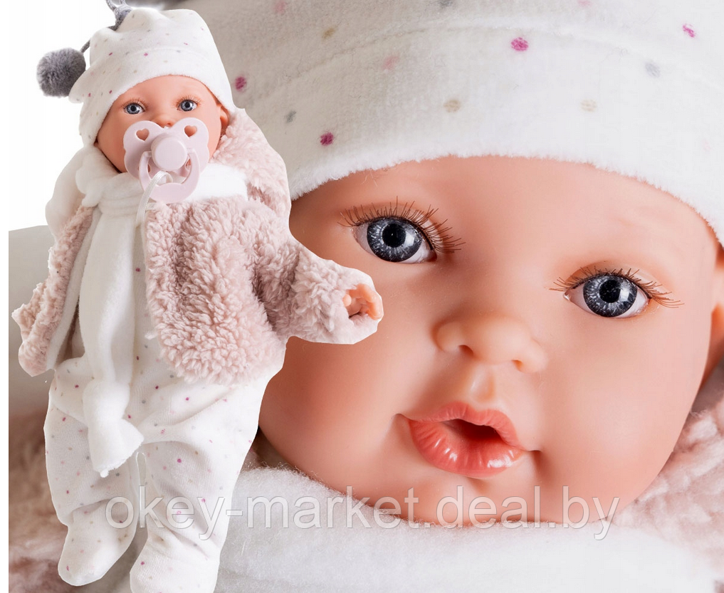 Кукла Antonio Juan Кикка в теплом наряде , 27см - фото 7 - id-p192423357