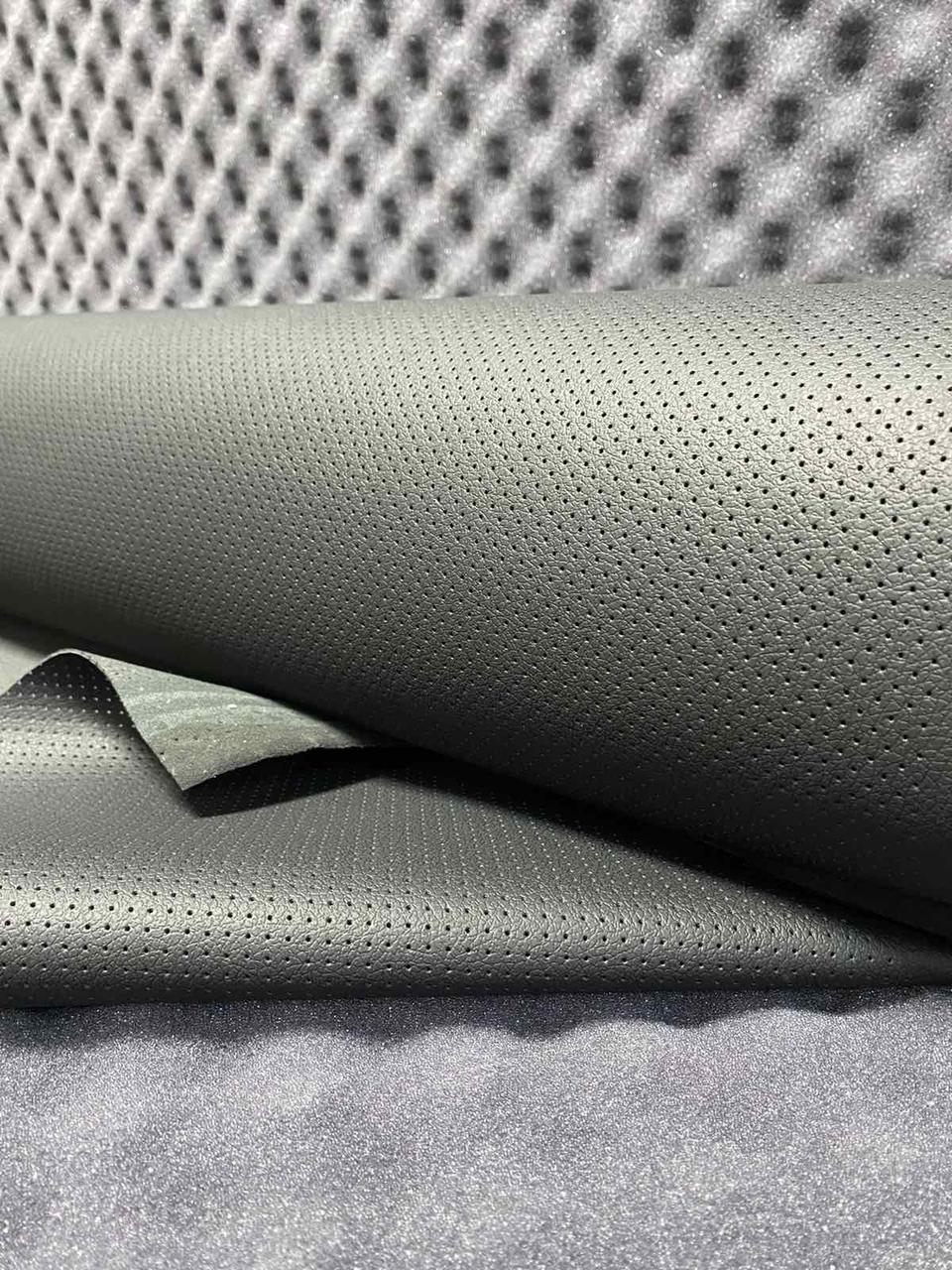 Экокожа * Фибралайт BMW * ( Premium ) черная / перфорация / полиуретановый составом / Китай