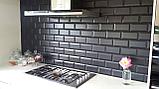 Панель ПВХ Блок черный /PVC Panel Black unit 966х484 мм, фото 2