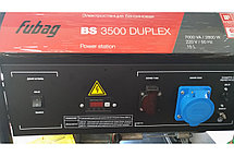 Генератор бензиновый BS 3500 DUPLEX FUBAG 431249, фото 3