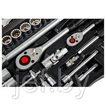 Набор инструментов 82 предметов 12 гранные 1/4" 1/2" FORCE 4821R-9, фото 3