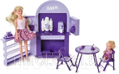 Комплект аксессуаров для кукольного домика Огонек Кафе-бар / С-1501 - фото 1 - id-p192458864