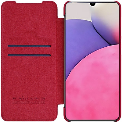 Кожаный чехол Nillkin Qin Leather Case Красный для Samsung Galaxy A33 - фото 3 - id-p192457702