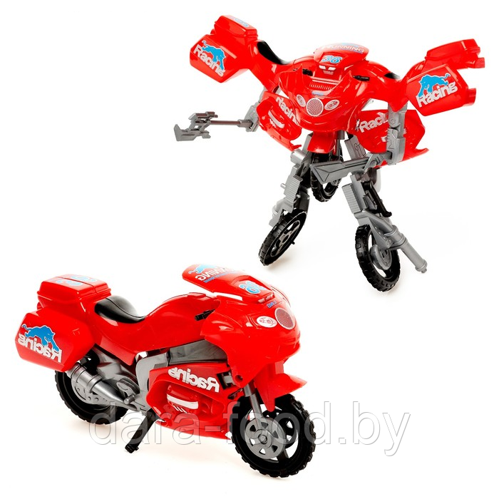 Робот «Мотоцикл», трансформируется, цвета МИКС - фото 2 - id-p192466907