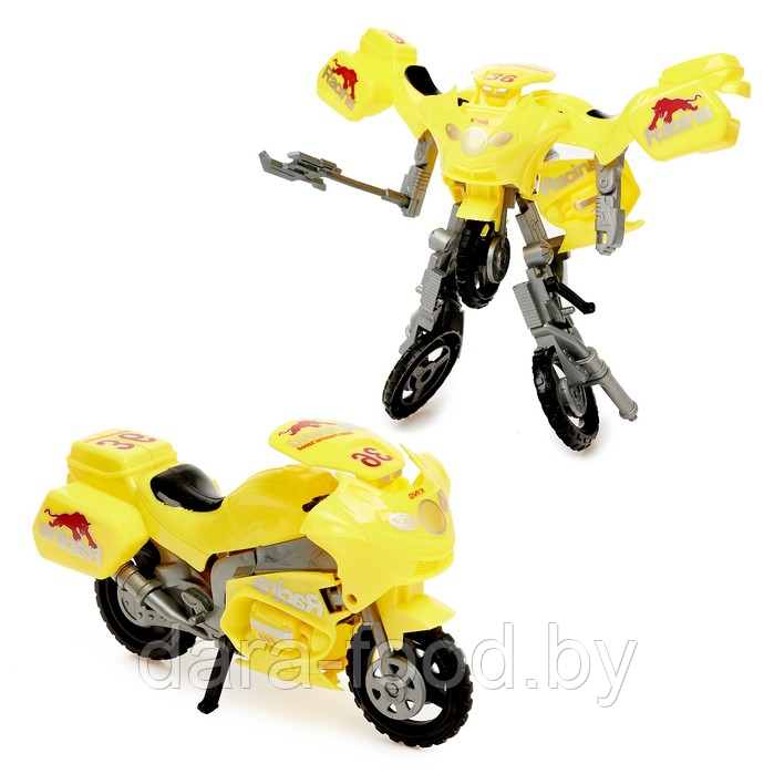 Робот «Мотоцикл», трансформируется, цвета МИКС - фото 3 - id-p192466907