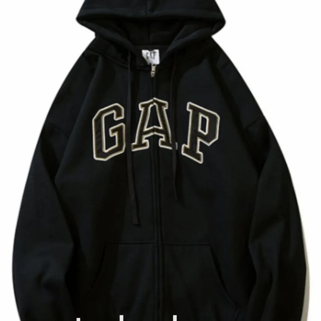 Зип худи с логотипом GAP, цвет-черный., фото 1