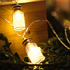 Гирлянда светодиодная «Баночки» 1.5 м, 10 LED, прозрачный ПВХ, цвет свечения теплый белый, 2 х АА (батарейки н, фото 5