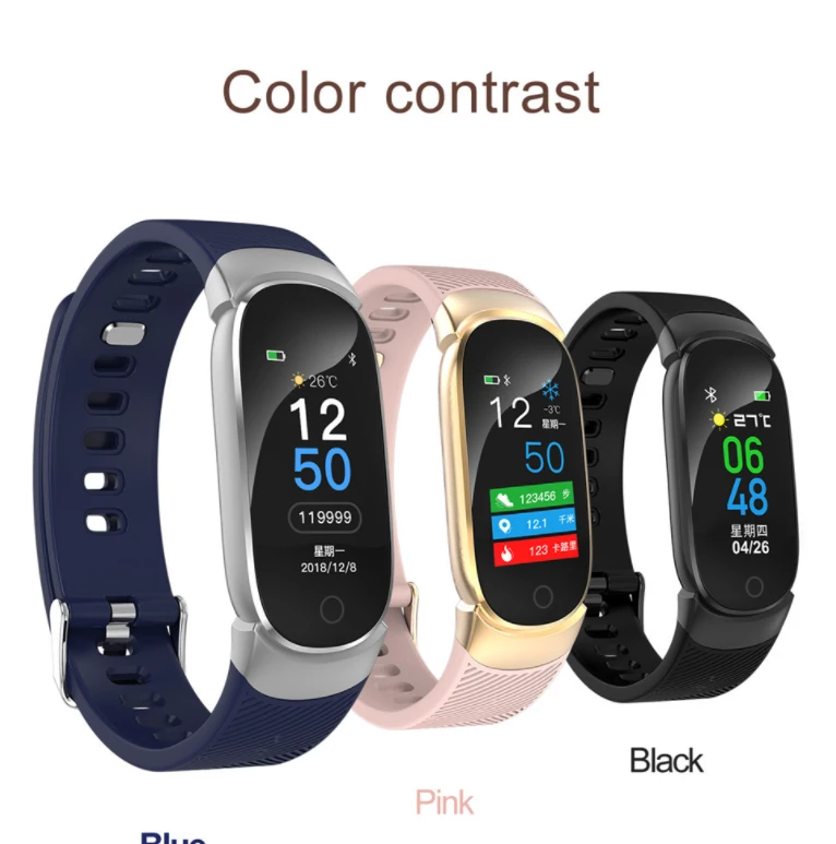 Смарт-браслет Smart Bracelet Unleach Your Run QW16 (синий) - фото 4 - id-p192474818