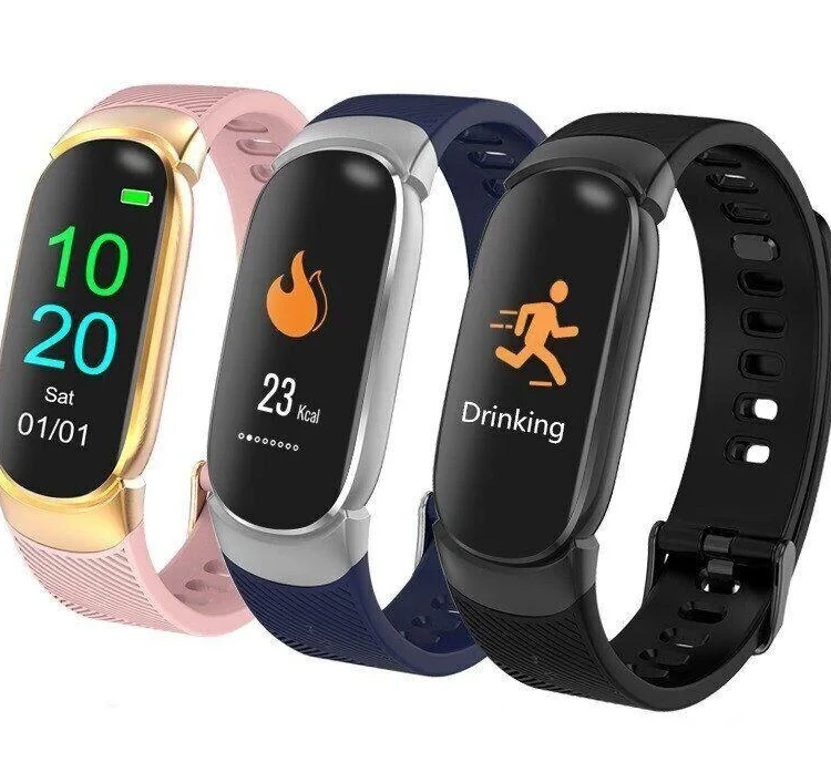 Смарт-браслет Smart Bracelet Unleach Your Run QW16 (синий) - фото 6 - id-p192474818