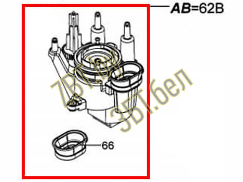 Кофемолка в сборе для кофемашины DeLonghi 5513227971 - фото 6 - id-p35829072