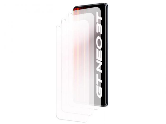 Гибридное защитное стекло Krutoff для Realme GT Neo 3T 3шт 299779 - фото 1 - id-p192350545