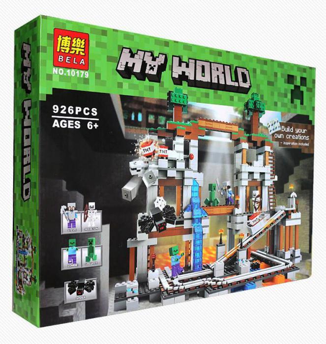 Конструктор "My world". (926 дет. ) Размер уп.;50*37,5*9.