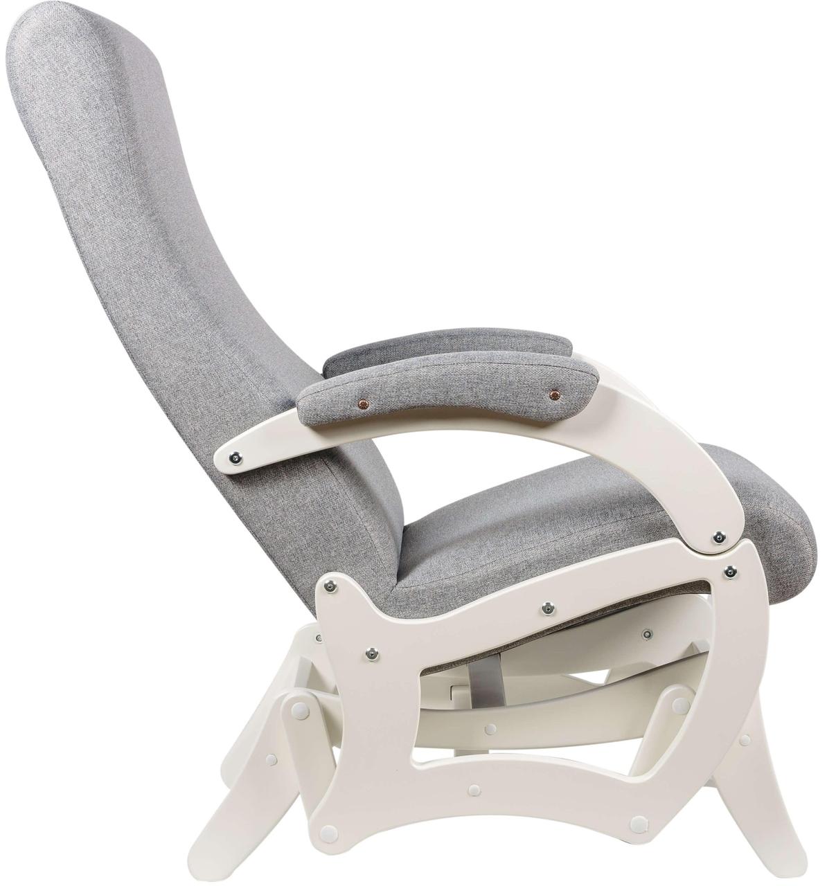 Кресло-качалка гляйдер Бастион 5 Memory 15 белые ноги - фото 3 - id-p192487265