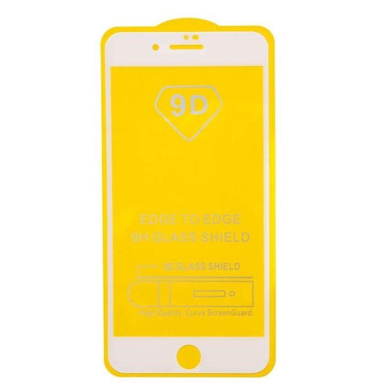 Защитное стекло 9D, 10D, 11D для Apple iPhone 7 Plus, iPhone 8 Plus, белый (без упаковки)