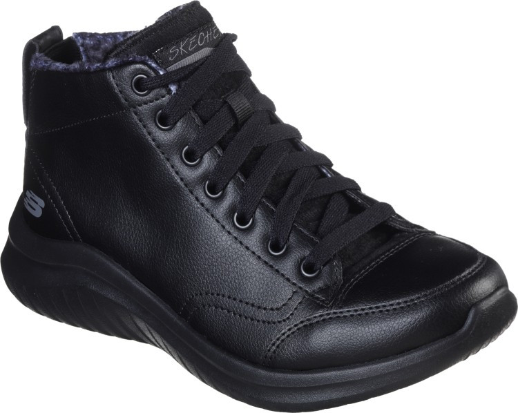 Ботинки женские SKECHERS ULTRA FLEX 2.0 MID Women's Boots чёрный - фото 1 - id-p192461162