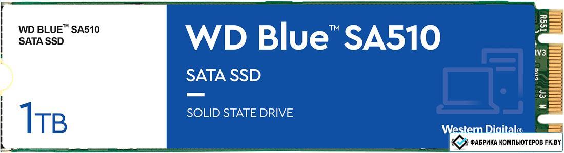 SSD WD Blue 1TB WDS100T3B0B - фото 1 - id-p192491802