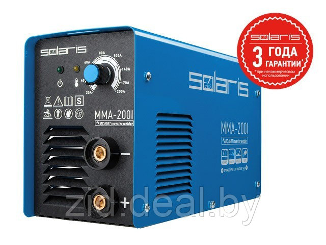 Solaris Инвертор сварочный SOLARIS MMA-200I - фото 1 - id-p191486468