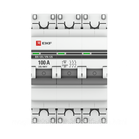 Выключатель нагрузки 3P 100А PROxima - фото 2 - id-p192495573