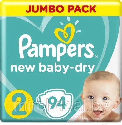 Подгузники детские Pampers New Baby-Dry 2 - фото 1 - id-p192496732