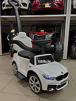 Детская машинка-каталка RiverToys BMW M5 A999MP-H (белый) Лицензия с качалкой