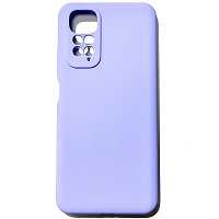 Силиконовый чехол Silicone Case с логотипом лавандовый для Xiaomi Redmi Note 11s