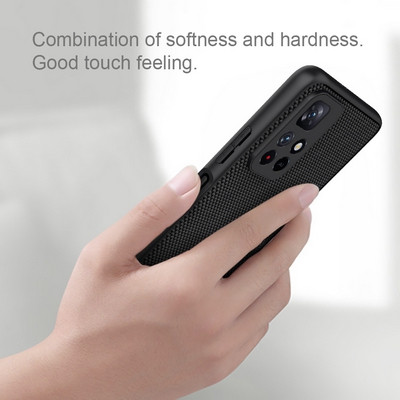Чехол Nillkin Textured Case Черный(без защиты для камеры) для Xiaomi Redmi Note 11s - фото 4 - id-p192509551