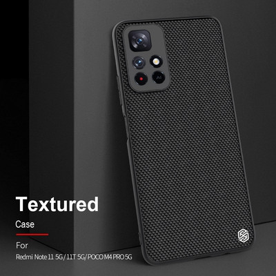 Чехол Nillkin Textured Case Черный(без защиты для камеры) для Xiaomi Redmi Note 11s - фото 5 - id-p192509551