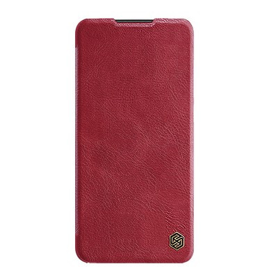Кожаный чехол Nillkin Qin Leather Case Красный для Xiaomi Redmi Note 11s - фото 1 - id-p192509555