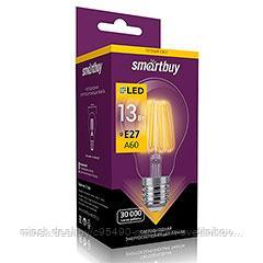 Светодиодная (LED) Лампа FIL : Smartbuy-A60-13W/3000/E27 (SBL-A60F-13-30K-E27); cтрана происхождения - Китай