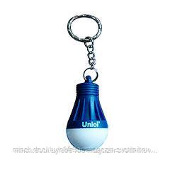 S-KL023-T BLUE Фонарь-брелок «Uniel» : серии Стандарт. 1LED. 4*LR41 в/к. Пластик. Синий. ТМ Uniel.