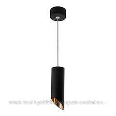 Светильник потолочный на подвесе MR16 35W 230V : черный, золото, D55*H200 ML1828